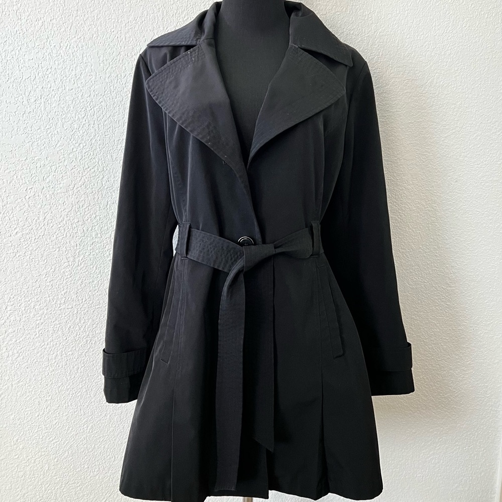 London fog black coat